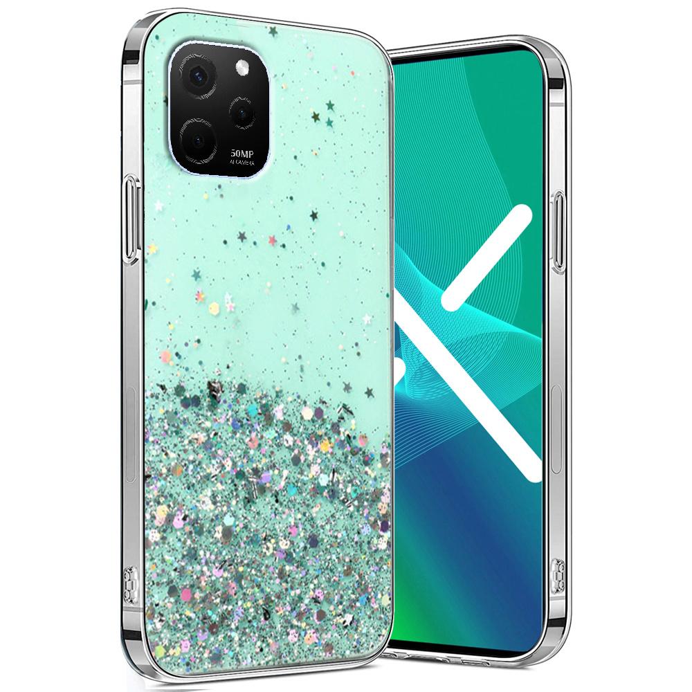 Case for Huawei Nova Y61, Glittery, Green