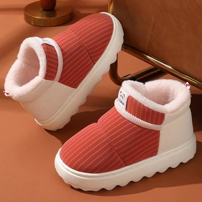 Унисекс осень-зима большой размер толстые зимние ботинки мужские повседневные бархатные меховые хлопковые туфли женские теплые водонепроницаемые хлопковые тапочки 36-45