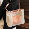 Large-capacity Woven Bag Women's Summer New Simple Shoulder Handbag Commuter Tote Bag