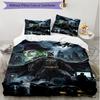 3pcs Duvet Cover Set (1*Duvet Cover + 2*Pillowcase, Without Core), Superheroes Print Soft All‑Season Bedding Set, Home Bedroom Decor Gift