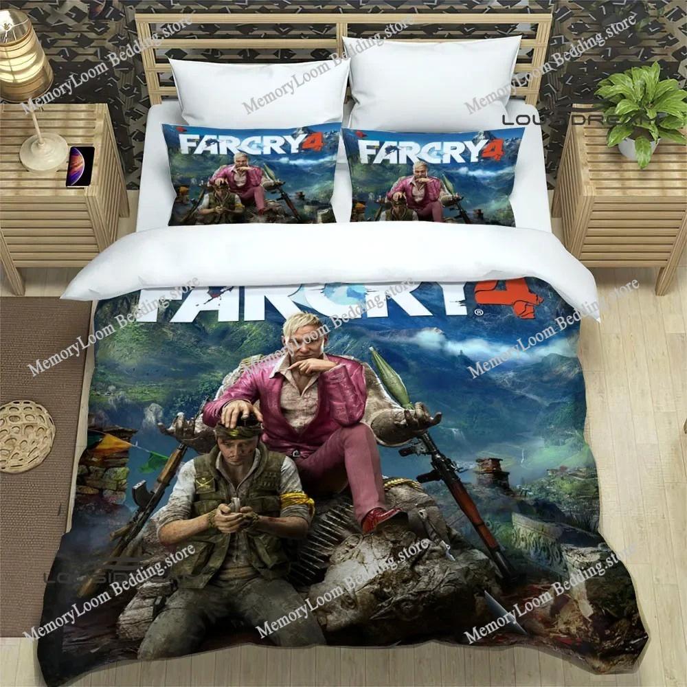 3D Игровые Мультяшные Постельные Принадлежности Farcry Изысканный Набор Постельного Белья Пододеяльник Комплект Постельного Белья Роскошный Подарок на День Рождения