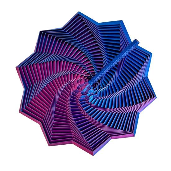 Расширенная сенсорная фиджет-звезда, напечатанная на 3D-принтере вращающаяся башня, фиджет-игрушка, гибкая спиральная звезда с ручкой для снятия стресса, аксессуар для офисного стола