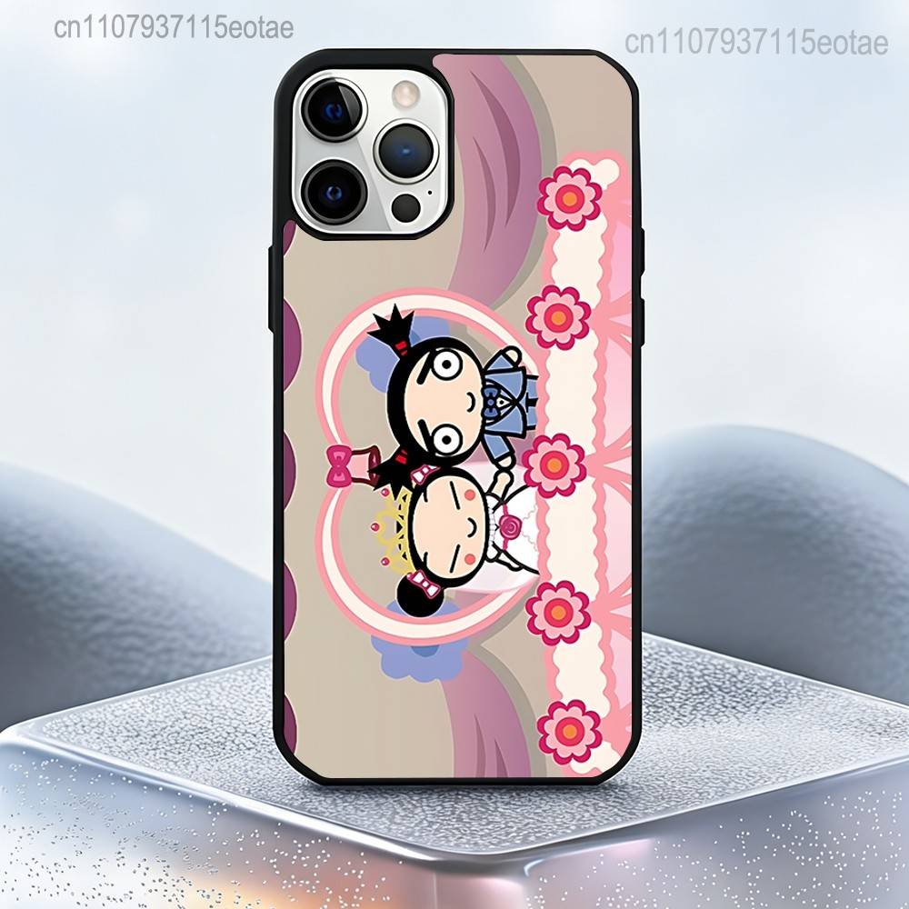 Магнитный чехол P-Pucca-as Мультяшный G-Garu-us: Совместимо с IPhone 17,16,15,14,13,12,11,Pro,Max,Plus,Mini,SE4,E