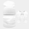 Big Head Circumference Solid Color Face Enhancing Small Hat Scarf Gloves Three Piece Set Winter Outdoor Warm Hat Set