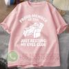 Just Resting My Eyes Club Tshirt Summer Mens Casual Shortsleeved Top Cotton Sportswear Harajuku Pullover Roundneck Tracksuit