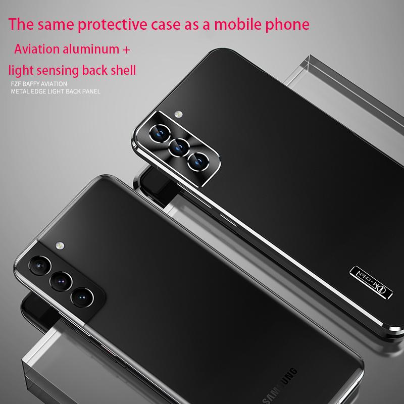 Для Samsung Galaxy S22 S24 S25 S26 Ultra Чехол Металлическая Магнитная Оболочка Встроенная Защита Линзы Титановый Сплав Ультратонкая Задняя Крышка