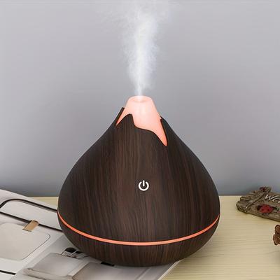Вулканический аромадиффузор лампа с эфирным маслом 350 мл USB портативный увлажнитель воздуха с цветным пламенем ночник