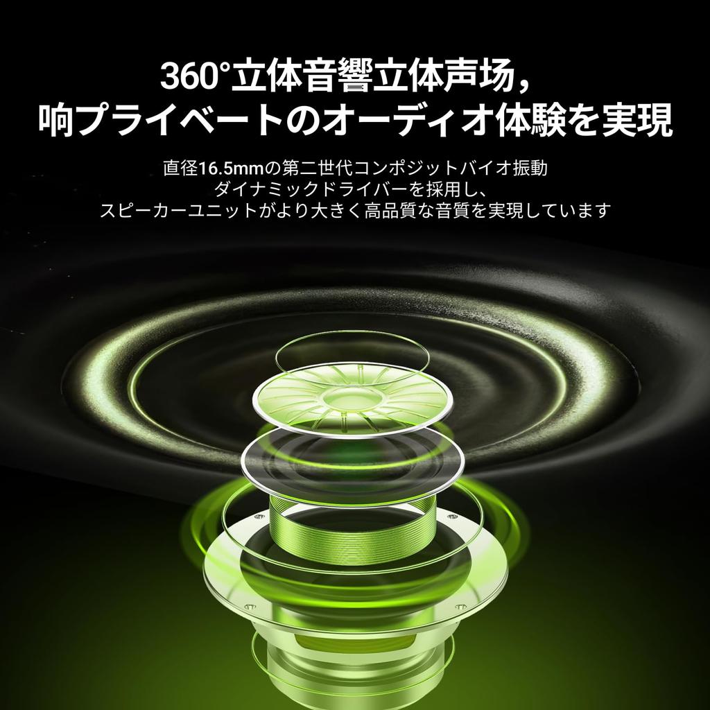 Oladance OWS2 Wireless Bluetooth True 19 Hours of Continuous Noise High Android iPhone Perfect for and TV Amazon Silver Earbuds, 5.3 Multi-Point,