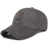 Spring Baseball Cap Men'S Versatile Sunscreen Fishing Hat Leather Label Fashion Casual Shade Cap