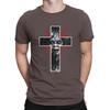 Fans Men's T Shirts T-The Exorcist Vintage Tee Shirt Short Sleeve Round Neck T-Shirts 100% Cotton Unique Clothing