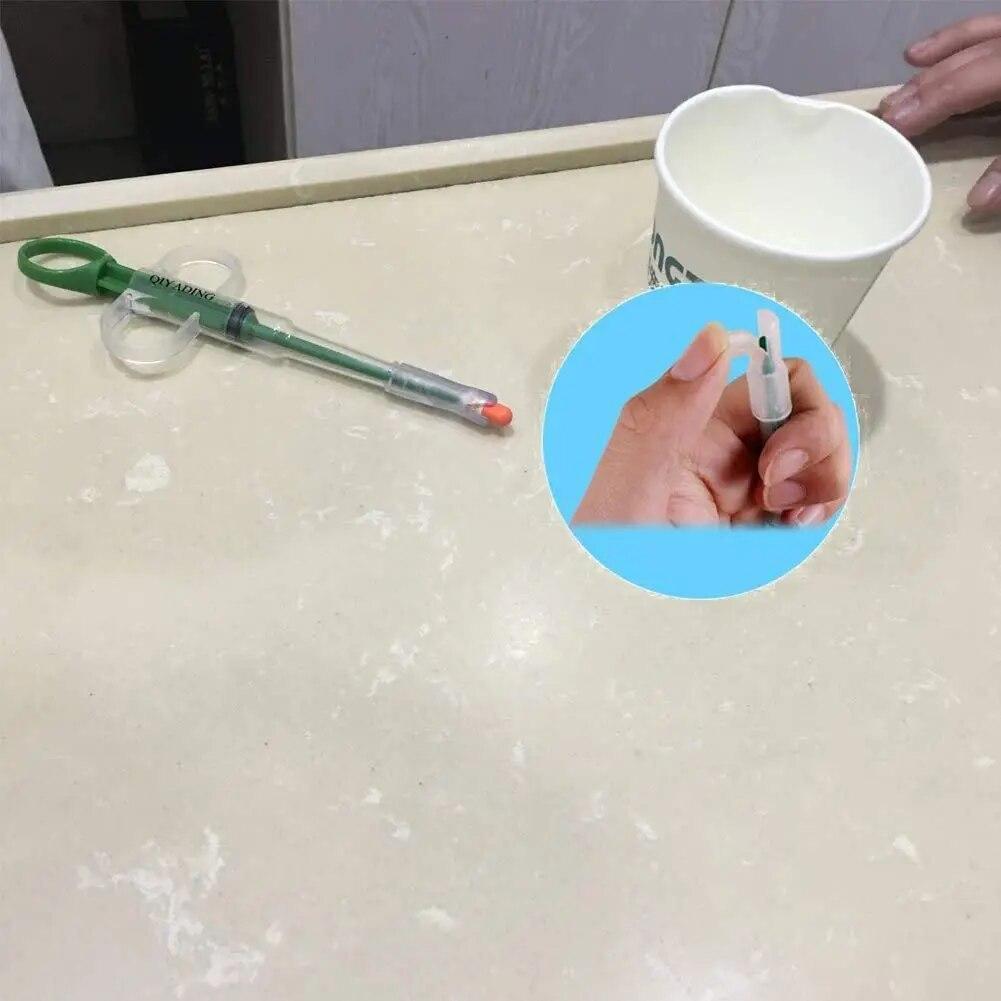 Cat Pill Shooter Pet Piller Gun Dog Pill Shooter Cat Tablet Шприц с мягким наконечником Медицинский дозатор для кормления домашних животных Инструмент для мелких животных