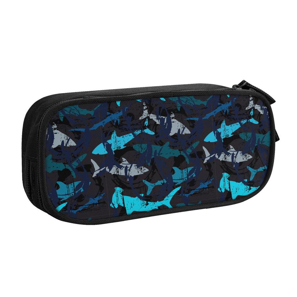 shark underwater world ocean sea marine organism Pencil Case Pencil Pouch Pencil Bags Students School Gift Stationery