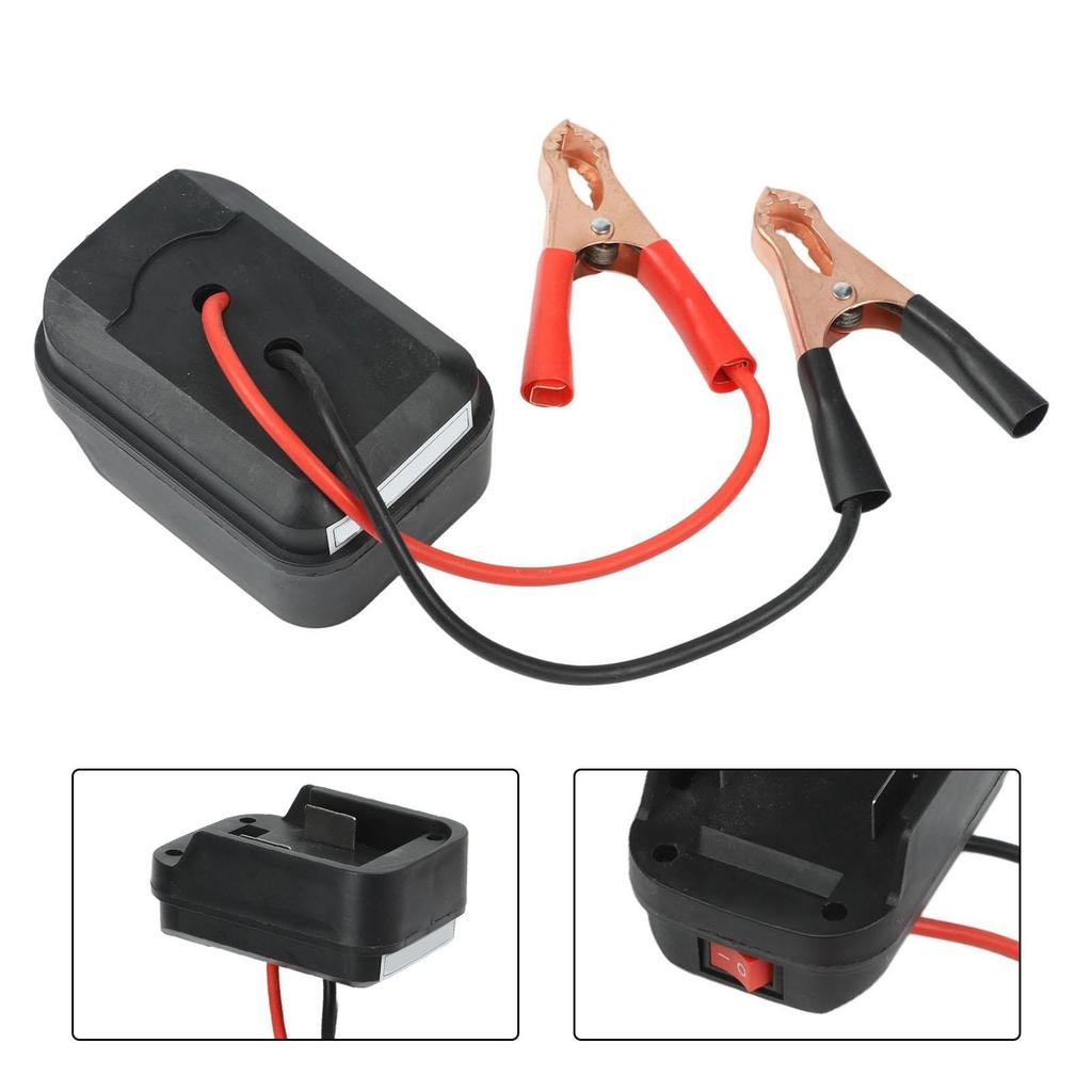 Блок питания 12В Двойное USB-зарядное устройство Адаптер для запуска двигателя Зажимы для легкого подключения
