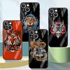 Чехол из закаленного стекла Tiger Animal для Apple iPhone 14 13 Pro 11 12 7 8 Plus SE 2022 XR X XS Max 6 6S