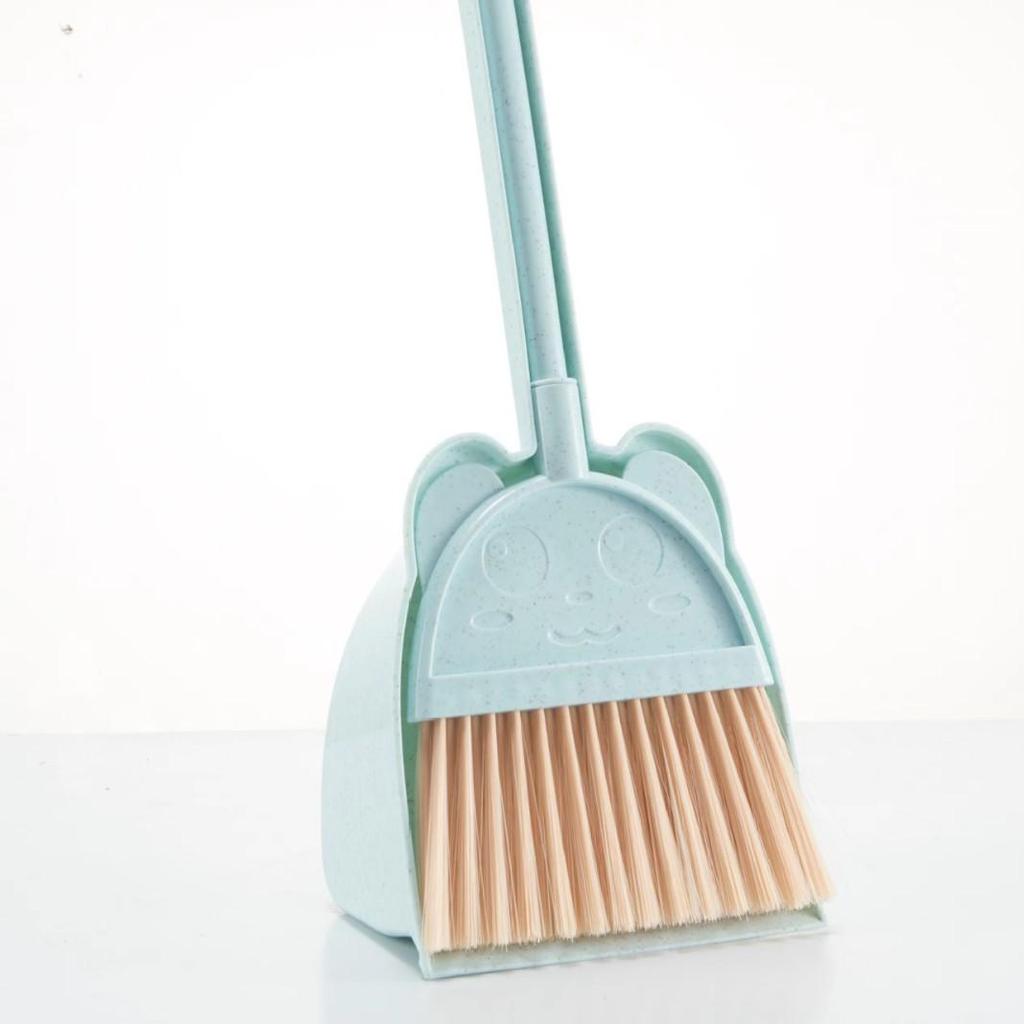 Children's Mini Broom & Dustpan Set - Soft Bristle Sweeping Toys for Toddlers