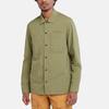 Timberland Urban Outdoor Series Outdoor Casual Sun Protection Свободная однотонная рубашка-поло с длинным рукавом Мужские рубашки цвета авокадо-зеленый A689S-V46