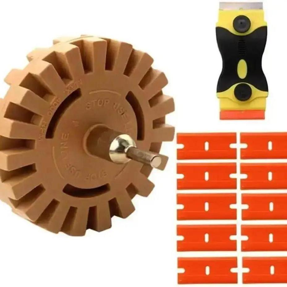 1 шт. Резиновый ластик Диск Полировальный набор Диск Инструмент для удаления наклеек с автомобиля Для автомобилей, домов на колесах и лодок Наклейка с пинстрайпом