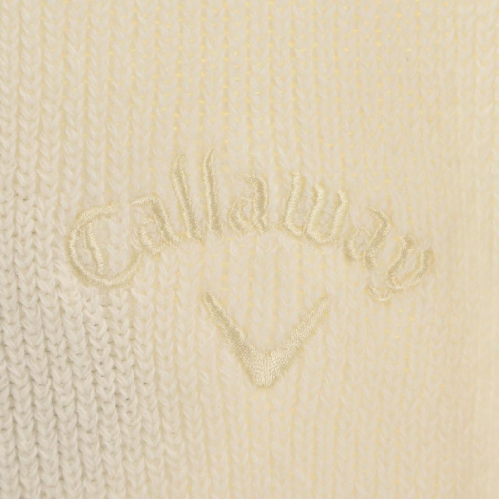 Неиспользованный вязаный жилет Callaway для гольфа LL белый С биркой Женский Б/у
