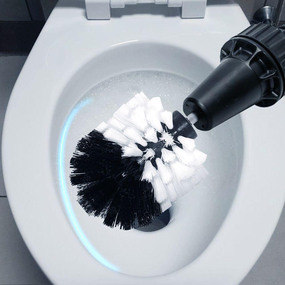 Bathroom Cleaning Carpet Cleaner White Car Polisher Car Washer Brush Scrubber Brush Drill Brush