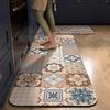 Kitchen Carpet PVC Leather Waterproof Oil-proof Anti-slip Floor Mat Non-slip Area Long Rug Home Decoration Alfombras De Cocina