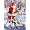 DIY Санта-Клаус 5D алмазная живопись полный круглый набор сверл Рождественский подарок Алмазная вышивка крестиком домашний декор настенное искусство