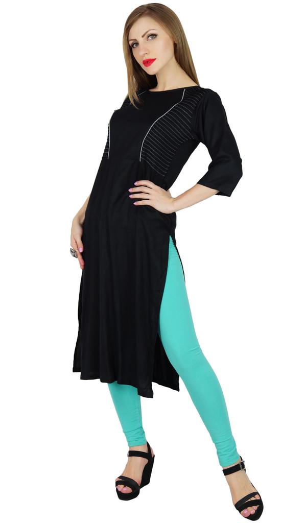 Bimba Women Casual Tunic Formal Kurta Kurti Every-Day Wear Blouse