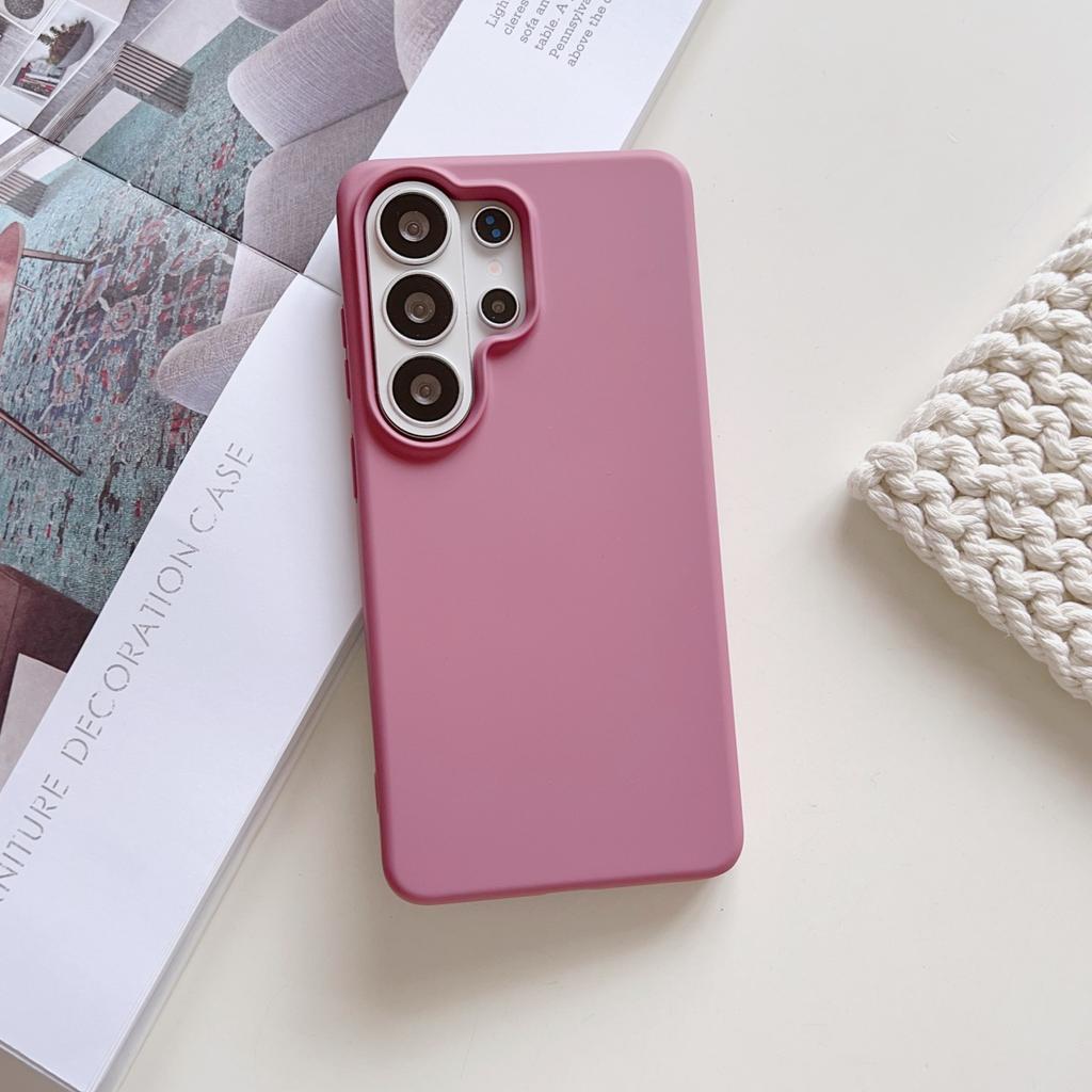 Original Liquid Silicone Shockproof Phone Case For Samsung S26 S25 Edge S24 FE Plus Ultra A57 A37 A17 A56 A36 Solid Color Cover