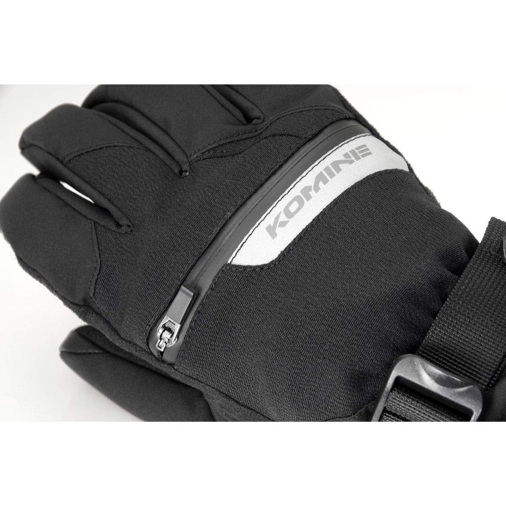 Bike System Зимние длинные перчатки L Черные [Komine] 06-845 GK-845
