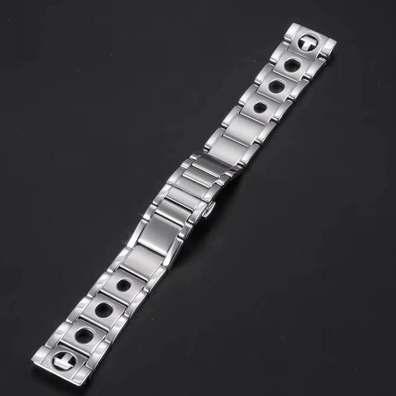 Ремешки для часов Tissot 1853 PRS516 T91 T021 Ремешок для часов 20 мм Цельная нержавеющая сталь Высококачественные аксессуары для часов Браслет