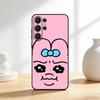 O-Opanchu Милый U-Usagi Чехол для телефона Samsung S26,S25,24,23,22,30,21,10,9,Ultra,Plus,Lite,FE Мягкий Черный Чехол