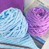 100g/Roll Velvet Yarn Polyester Cotton Crochet Knitting Yarn Soft Baby Yarn Thick Plush Thread DIY Hand-Knitted Scarf Sweater