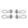 4pcs 12 Speed Bike Chain Joint Connectors Alloy Steel Repair Tool Chain Links Silver