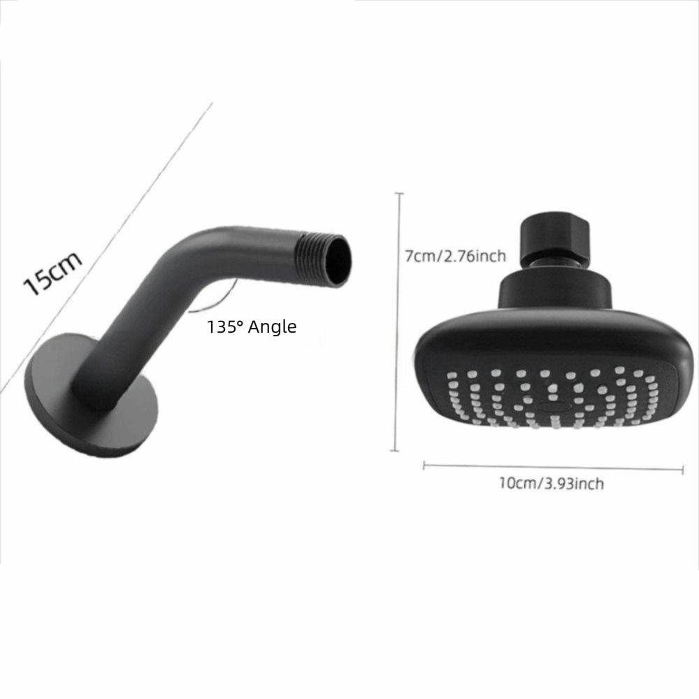 Rotatable Shower Head 4 Inch Shower Top Spray Shower Faucet Water Bathroom Hardware Accessories