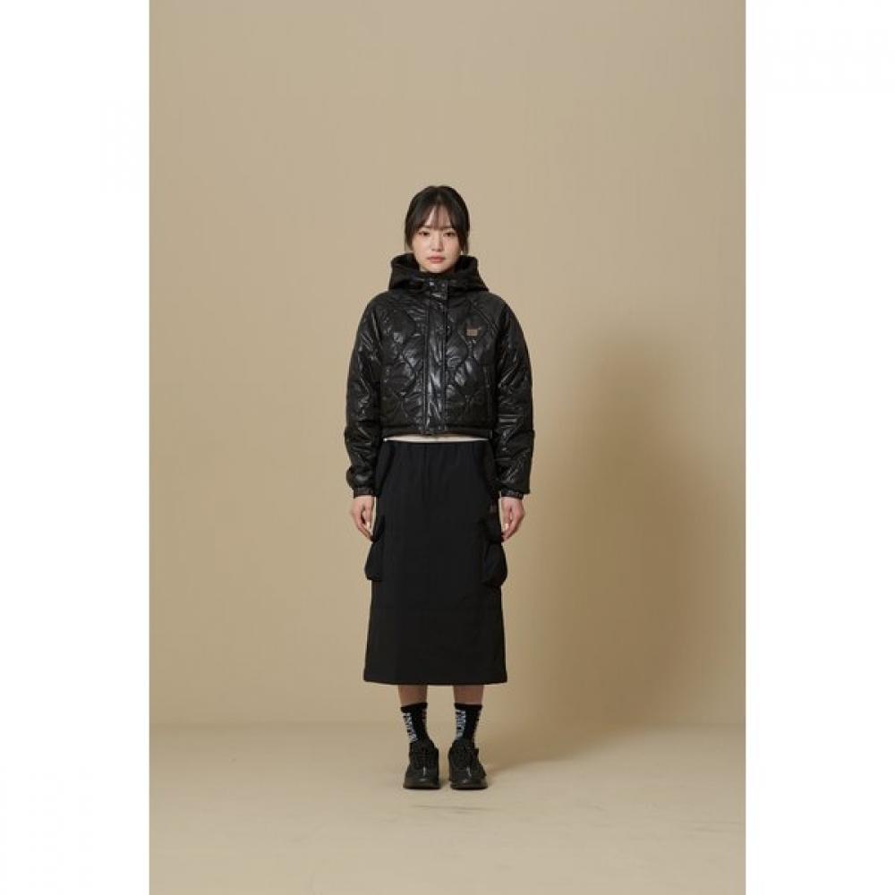 Bbc Earth Wave Quilting Hoody Jumper Black