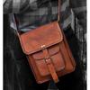Leather Satchel Crossbody Bag, Men Women Genuine Leather Messenger Shoulder Bag Cross Body Bag i-Pad Bag for Men Christmas Gift Him Her