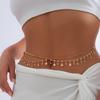 Sexy Star Shining Waist Chain Belt Layered Belly Body Chain Jewelry for Women Festival Rave Party Accessories