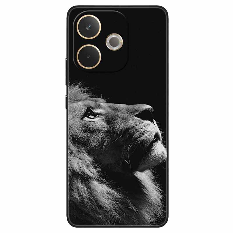 Чехол для OPPO A5 Pro 4G Черный ТПУ Крутые Животные Волки Силиконовая Крышка Телефона для Oppo A5 Pro 5G Защитные Чехлы A5Pro 2025 Чехлы