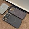 Официальный жидкий силикон для чехла телефона Magsafe для iPhone 17 16 15 14 Pro Max Акрилиновая линза Ударопрочная защита Чехол для телефона