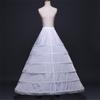 Women Full Shape 6 Hoop Skirt Ball Gown Petticoat Floor Length Underskirt Slip for Wedding Dress