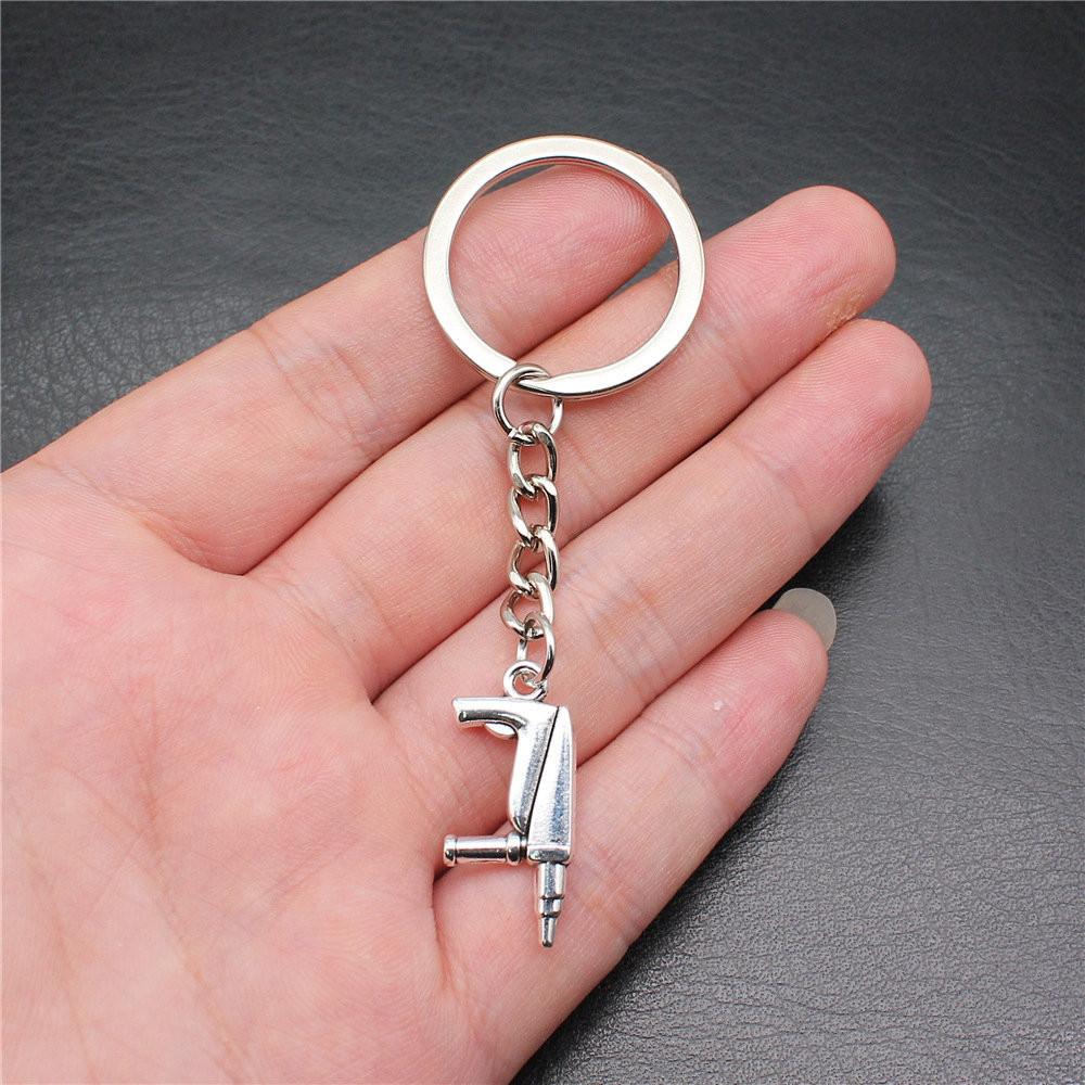 Инструменты Gear Киберпанк Брелок Мужские украшения День матери Оригинальные художественные принадлежности