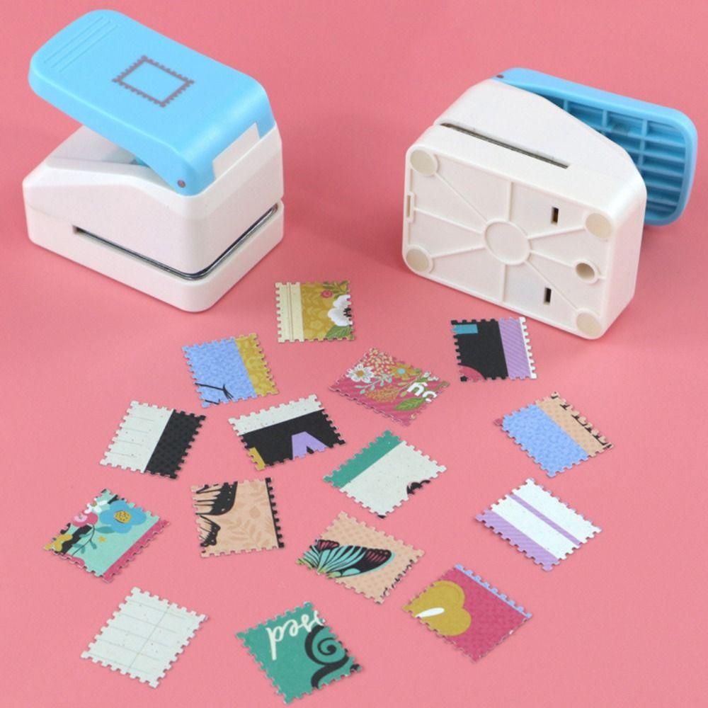 DIY Stamp Border Punch Labor Saving Stamp Shape Hole Punch Toothed Puncher Embosser  Craft