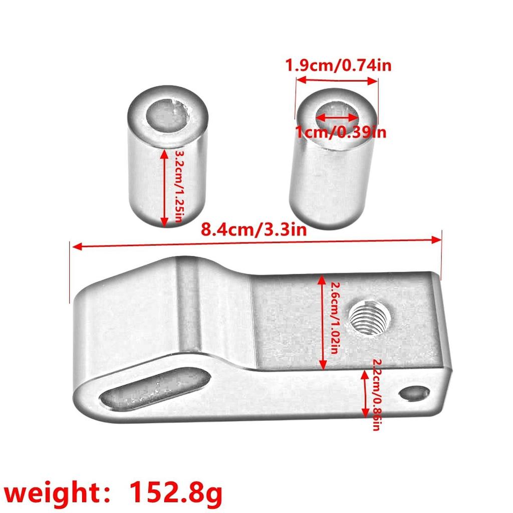 Motorcycle Headlight Mounting Block Bracket Premium Aluminum Alloy Professional Repair Parts Easy Installation Accessories