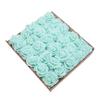 8cm Artificial Flowers Roses 25/30/20/10pcs Real Fake Roses With Stem for Wedding DIY Bouquets Home Artificial Flower Decoration