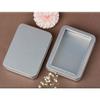 Metal Rectangle Silver Color Playing Cards Storage Box Money Coin Holder Box Candy Key Case Business Card Storage Can