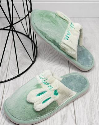 Меховые тапочки с ушками ISSA Plus