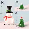 Fairy Garden Figures Dollhouse Decoration Figurines Micro Landscape Christmas Miniature Ornaments