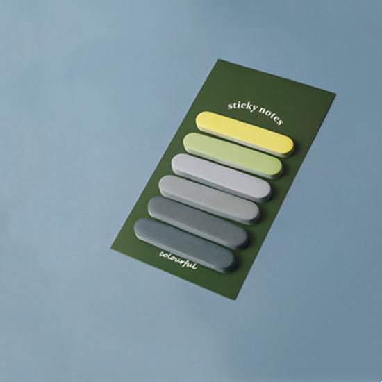 Цветной блокнот Morandi, одноцветный индекс, липкие заметки, заметки для сообщений N раз, липкие студенческие стационарные канцелярские товары