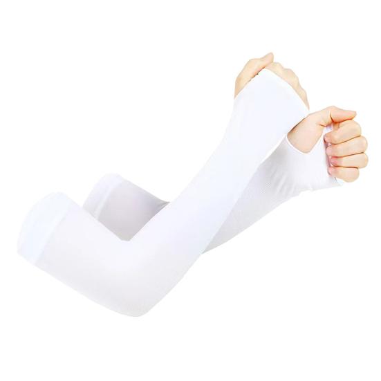 Yousheng 2 пары нарукавников с защитой от ультрафиолета, однотонные, высокоэластичные, супер мягкие, дышащие, впитывающие пот, быстросохнущие, спортивные нарукавники для занятий спортом на открытом воздухе