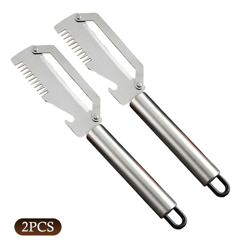 Multi Functional Stainless Steel Handle Peeling Scallion Knife Scraping Knife Household Scallion Peeling ToolDesert Bling