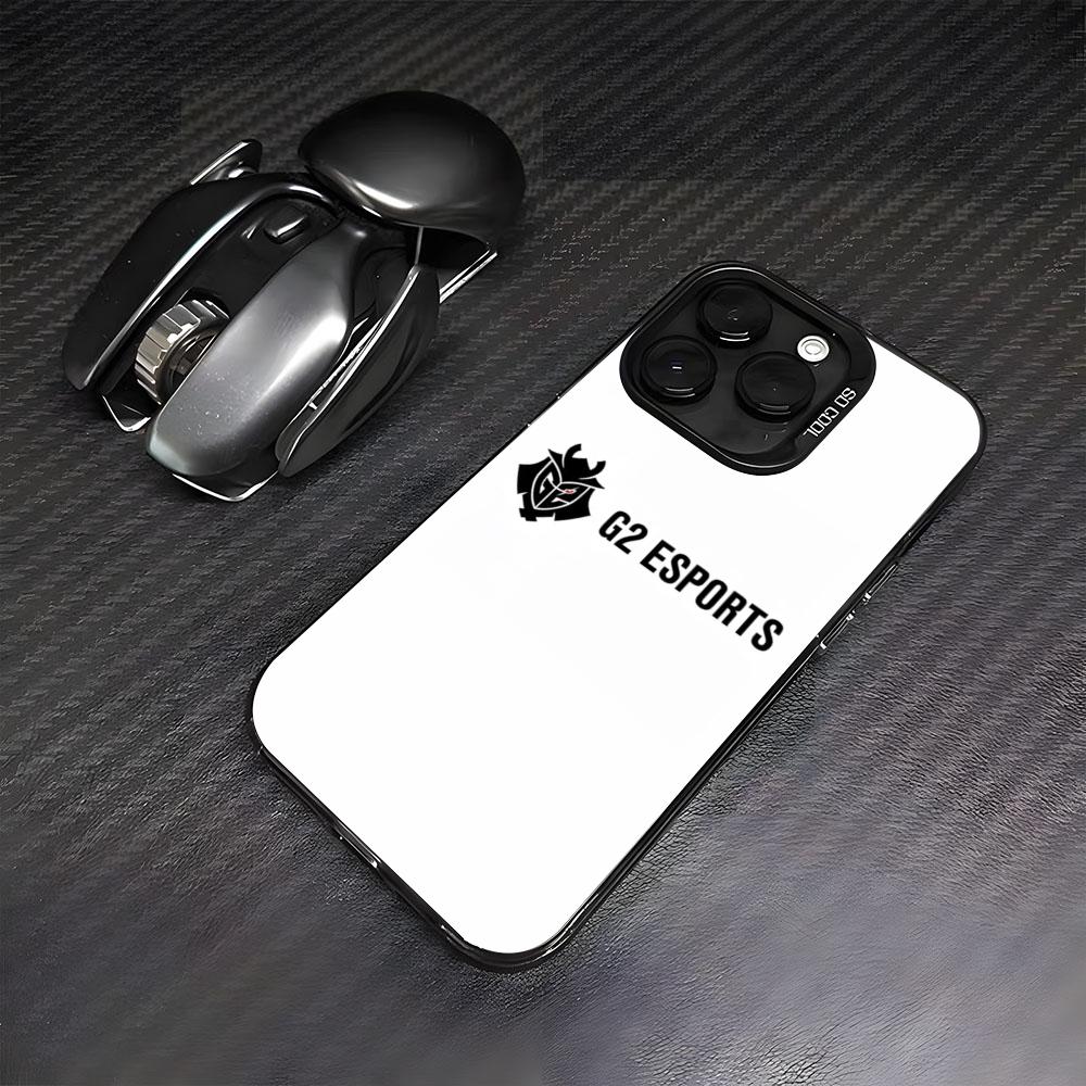 G2 E-Esports T-Teams Phone Case For IPhone17 Air 16 15 14 Plus 13 12 11 Pro 7 8 XS Max XR Silver Black Bumper Case